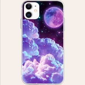 Purple Night Clouds and Sky iPhone 12 Pro Max Case